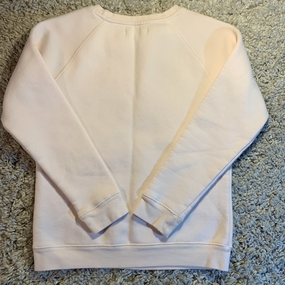 Brunette The Label Girls Pale Pink BLONDE Sweatshirt Size 10/12 - Picture 4 of 5